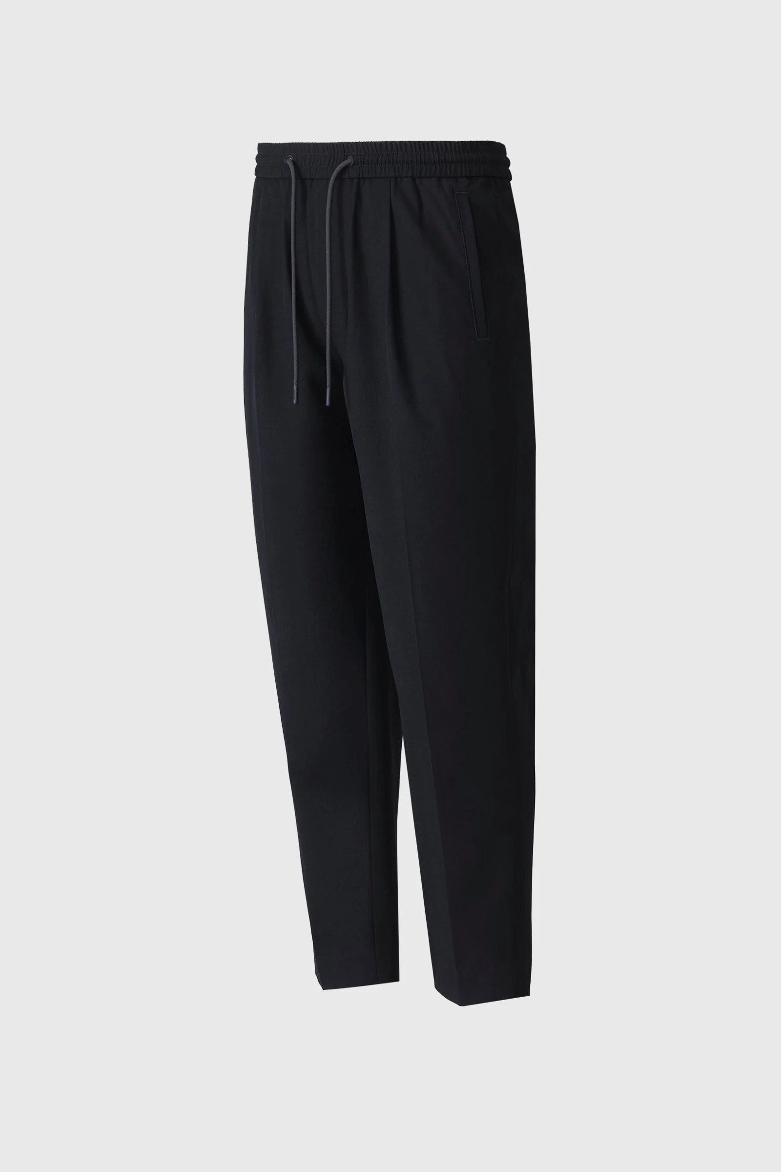 MARTIN-Z Pleated wool pants with elasticized waist - 1
