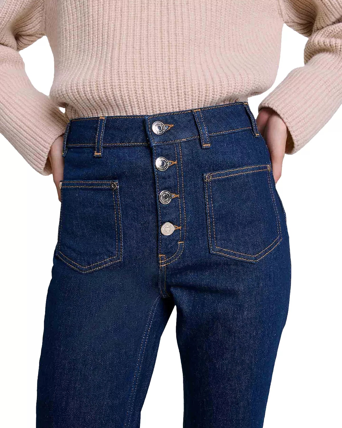 Passionbrut Straight Leg Jeans in Dark Blue - 5