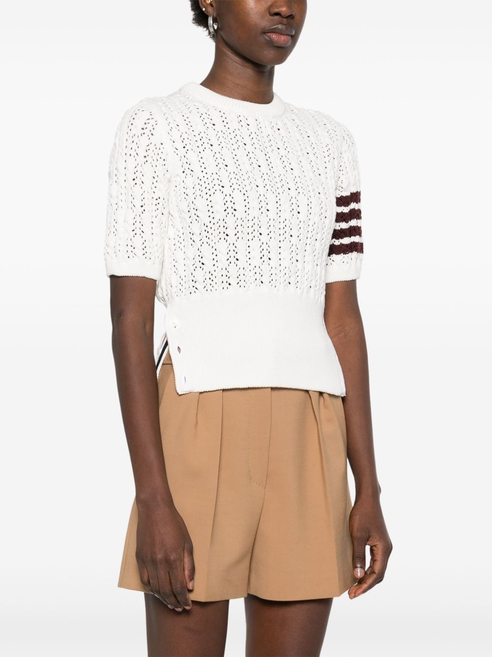 4-Bar pointelle T-shirt - 3