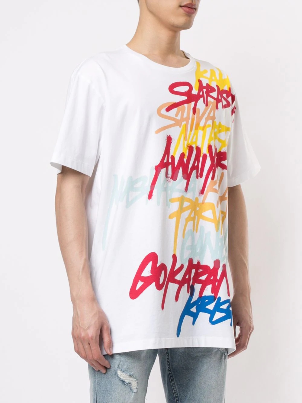 oversized printed T-shirt - 4