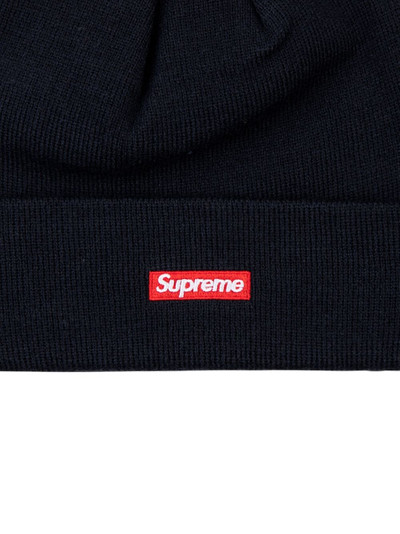 Supreme New Era S-logo beanie hat outlook