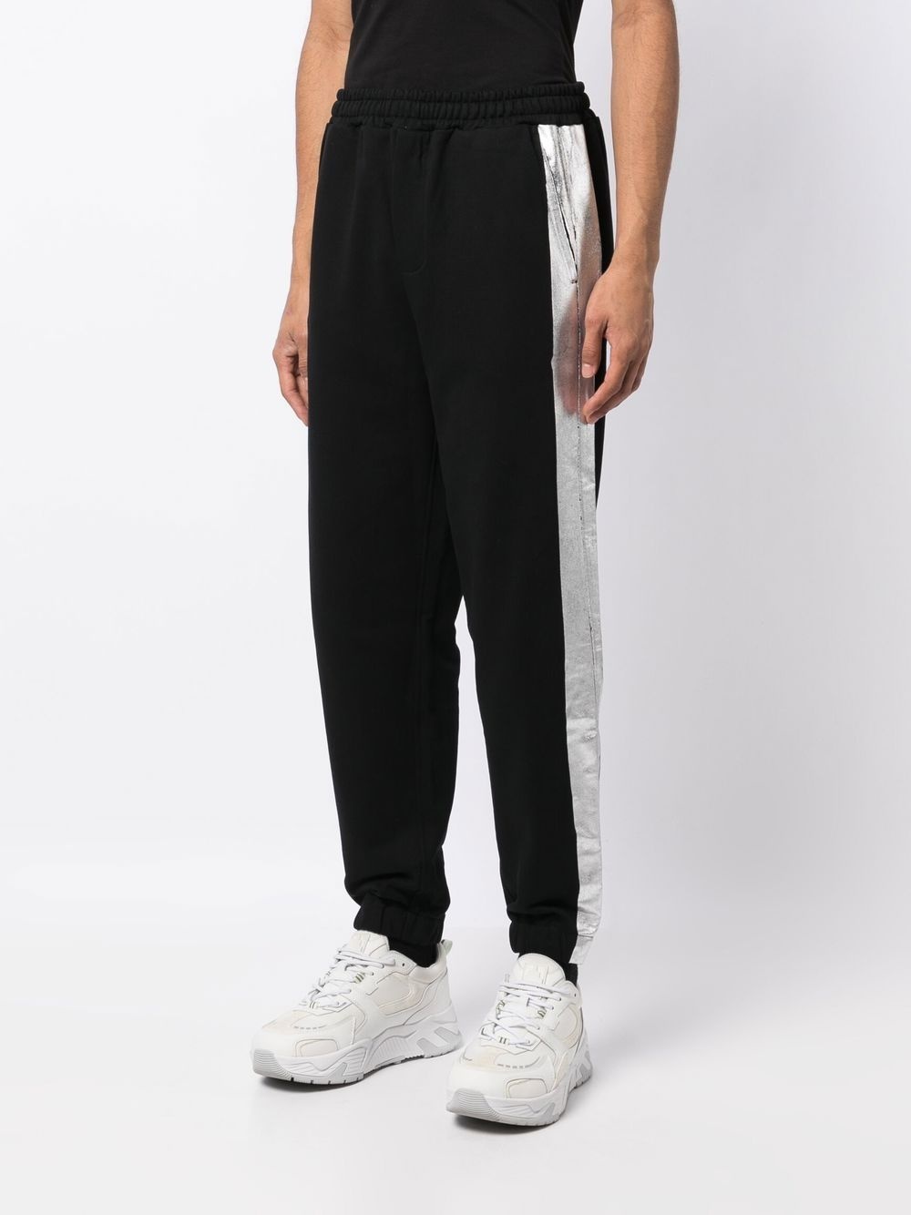 METALLIC-DETAIL TRACK PANTS - 3