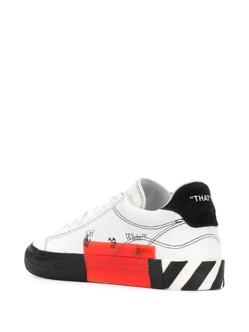 Arrows vulcanised low-top sneakers - 3