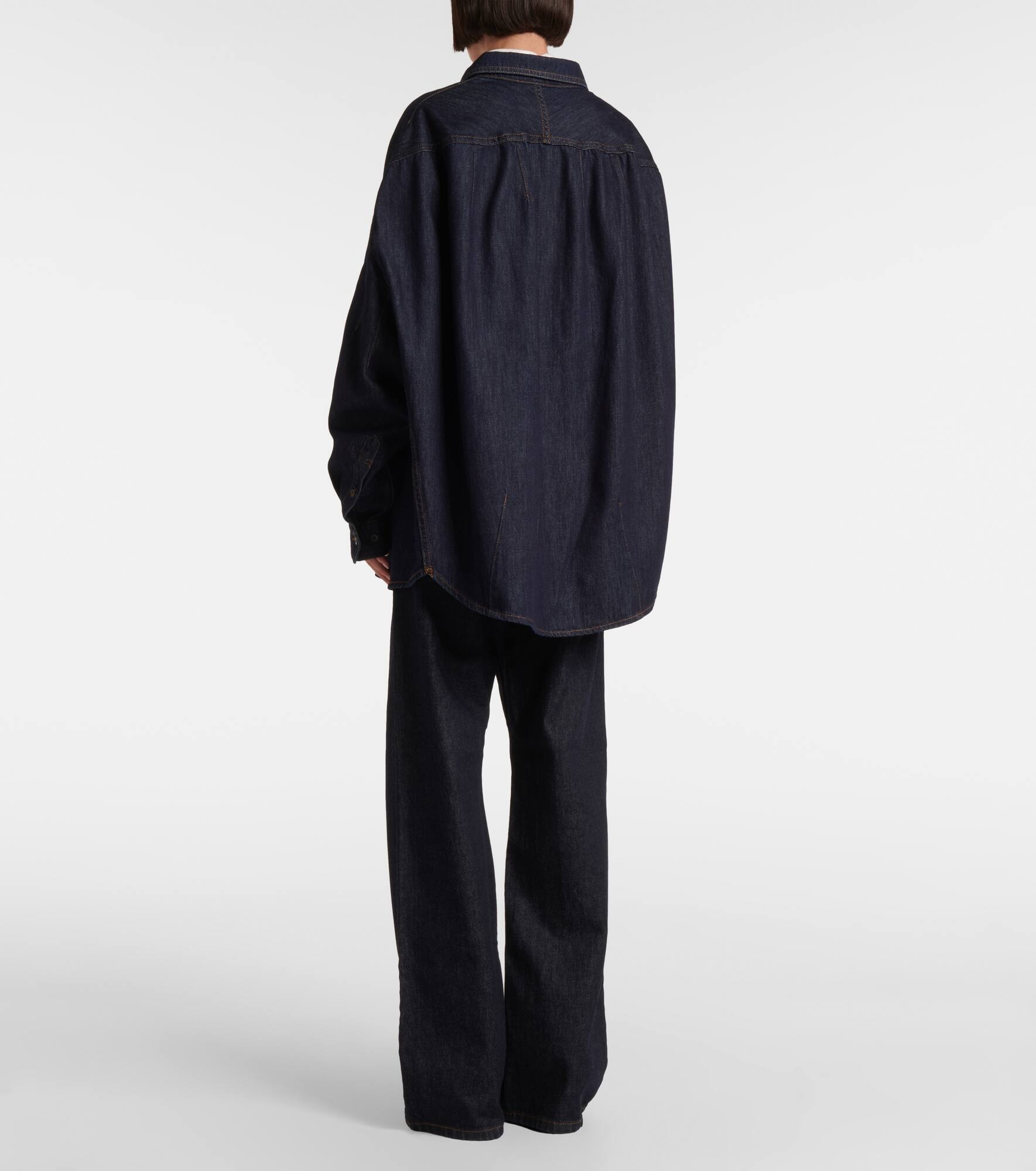 Oversized denim shirt - 3