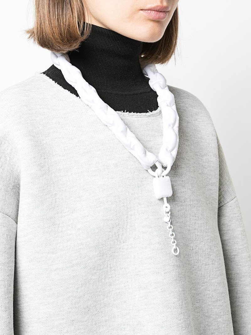 MM6 Maison Margiela padlock necklace outlook