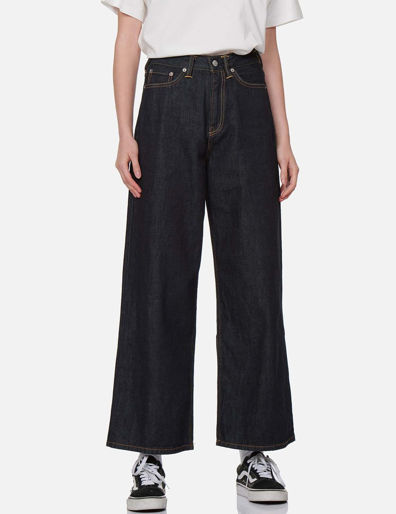 DAICOCK PRINT WIDE LEG JEANS 4