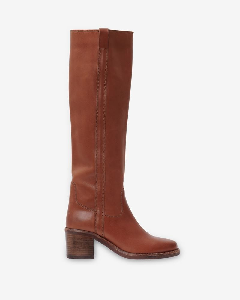 SEENIA LEATHER BOOTS - 1