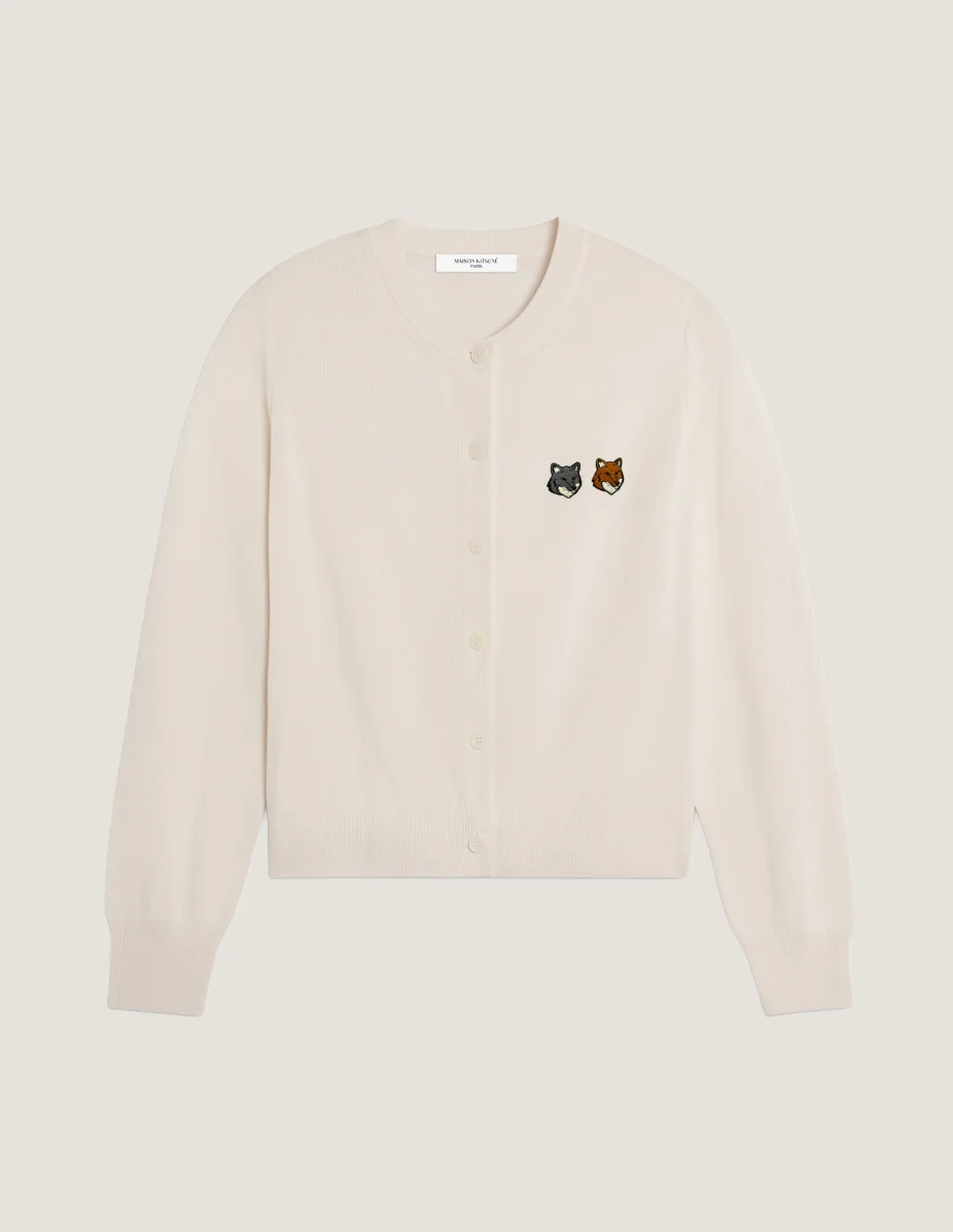 DOUBLE FOX HEAD REGULAR CARDIGAN - 1