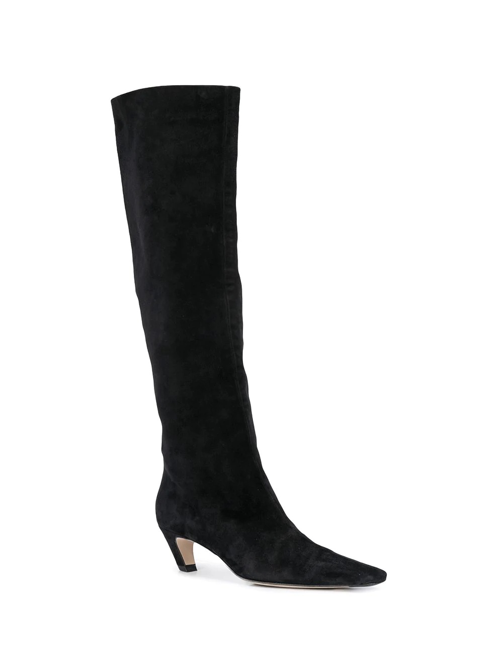 pointed toe knee-length boots - 2