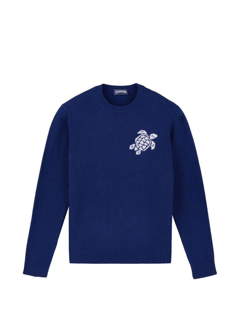 turtle jacquard sweater 1