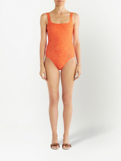 Etro paisley-print sleeveless swimsuit outlook