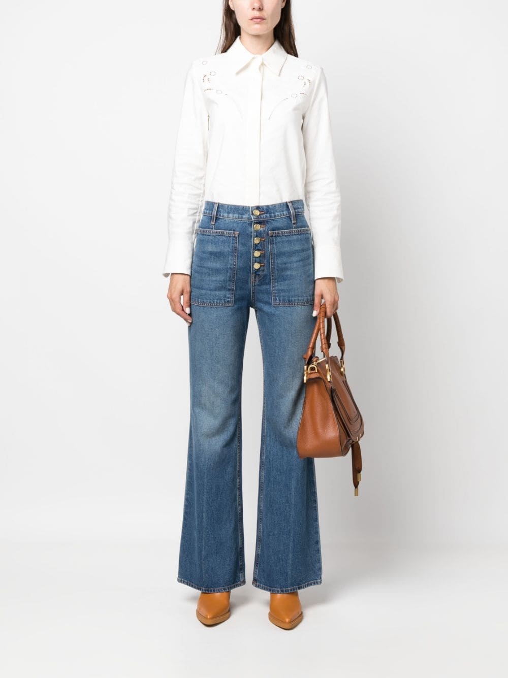 The Lou high-rise flared jeans - 2