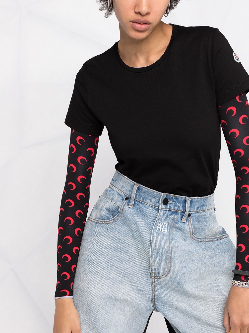 Moncler Women Logo Cotton T-Shirt - 5