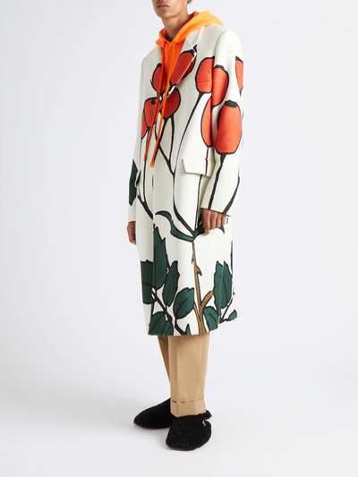 Loewe Printed Wool-Blend Coat outlook