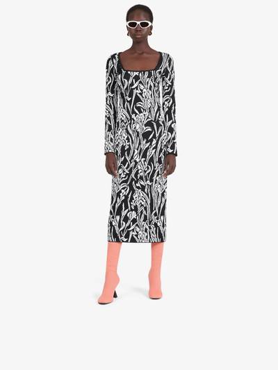 Givenchy Sheath dress in floral jacquard outlook