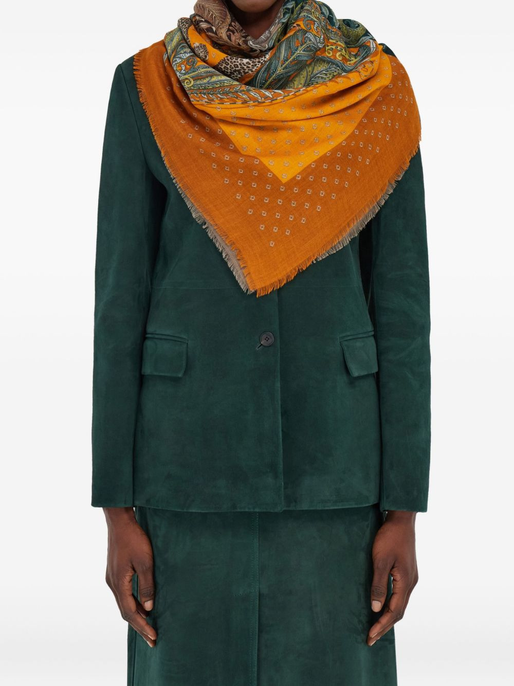 Ferragamo Women Printed Cashmere Stole - 2