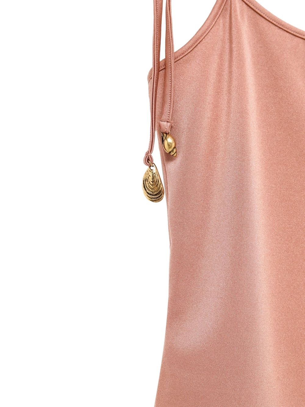 knotted-strap swimsuit - 3