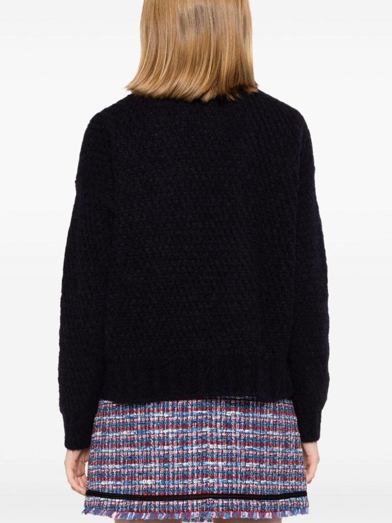 zip-up brushed cardigan 4