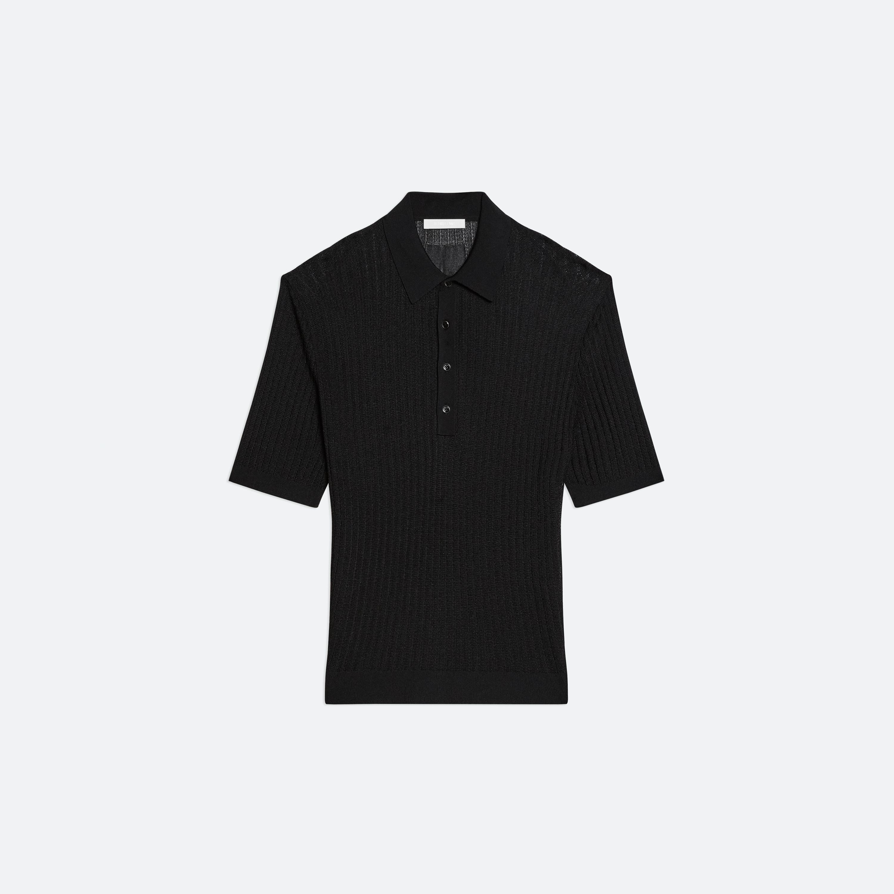 POINTELLE RIB POLO - 1