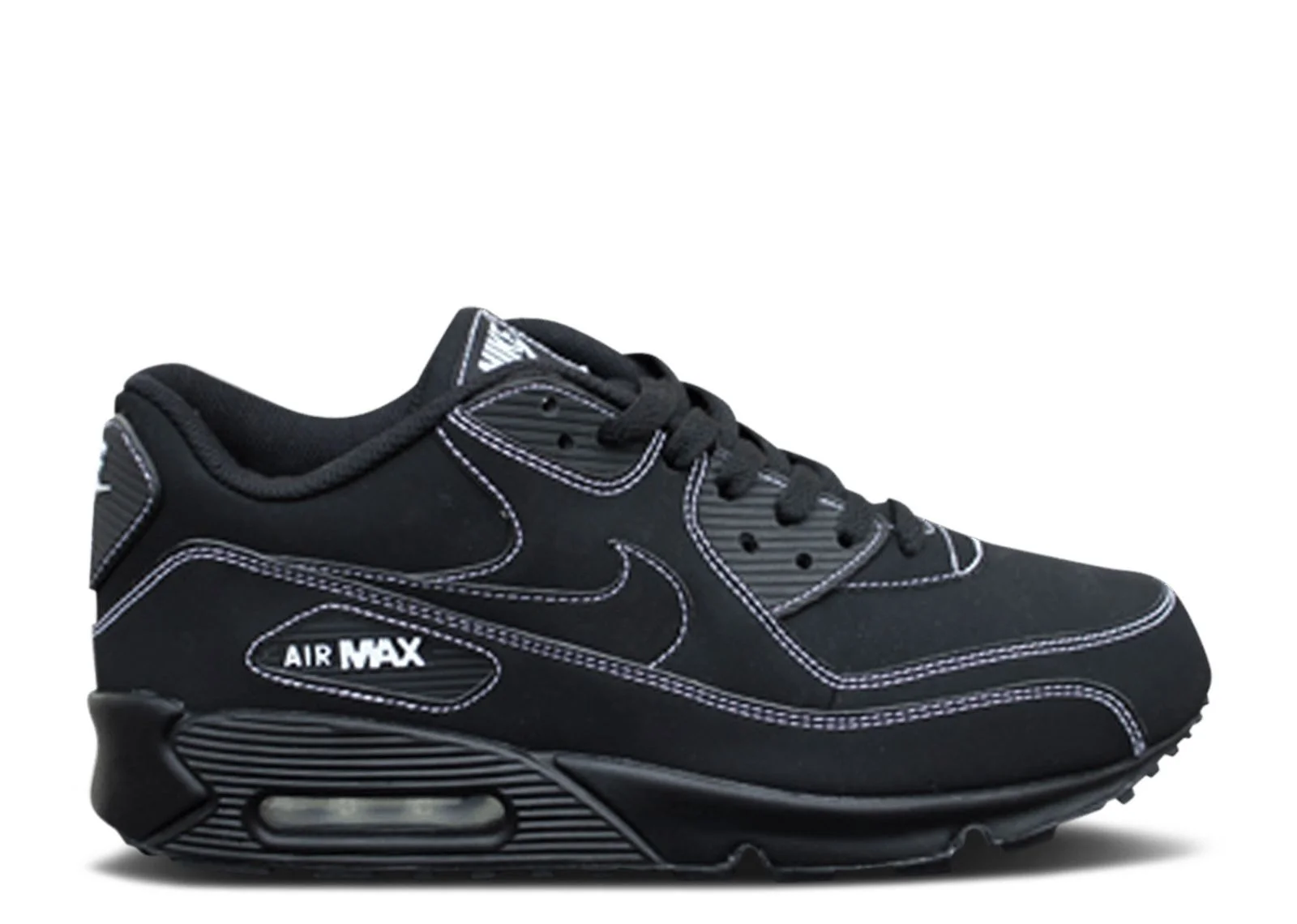 AIR MAX 90 'BLACK WHITE STITCHING' - 1