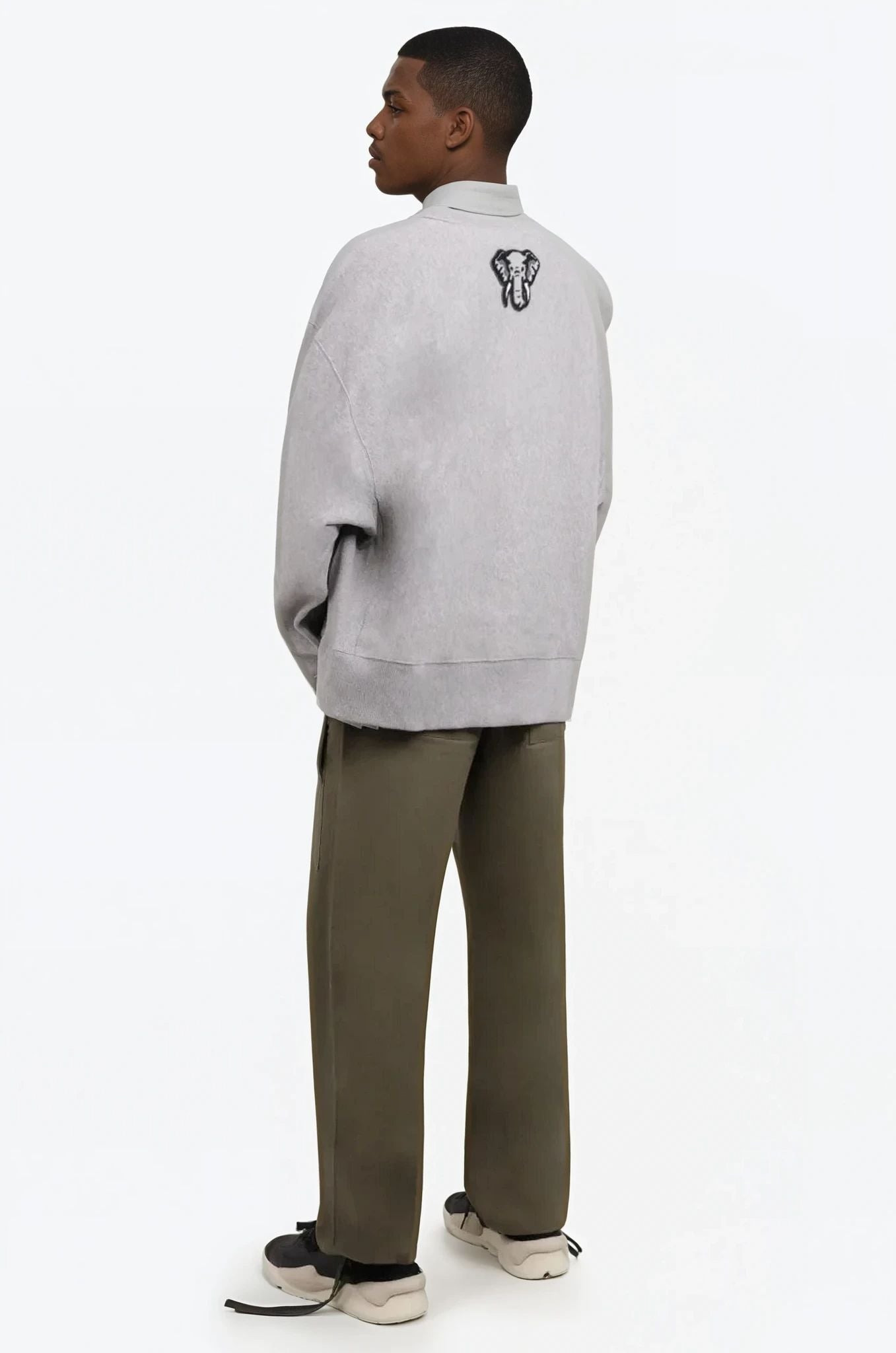 COLLEGE SWEATSHIRT | PEARL GREY - 3