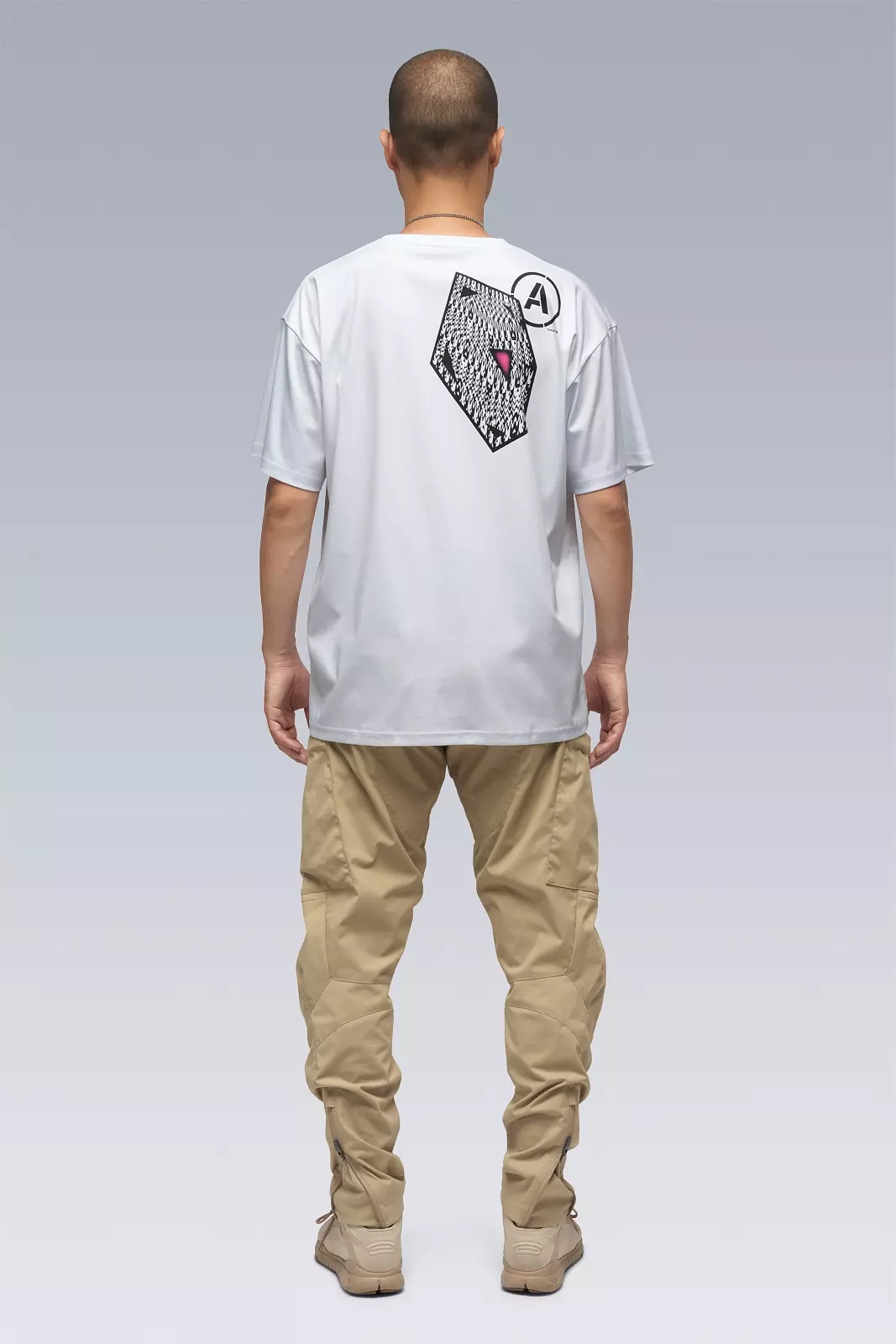 S24-PR-B 100% Cotton Mercerized Short Sleeve T-shirt White - 4