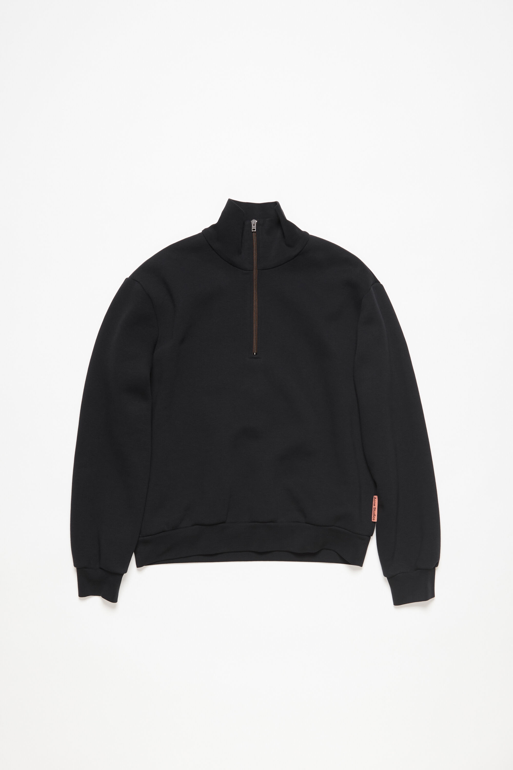 Zippered sweater - Black - 1