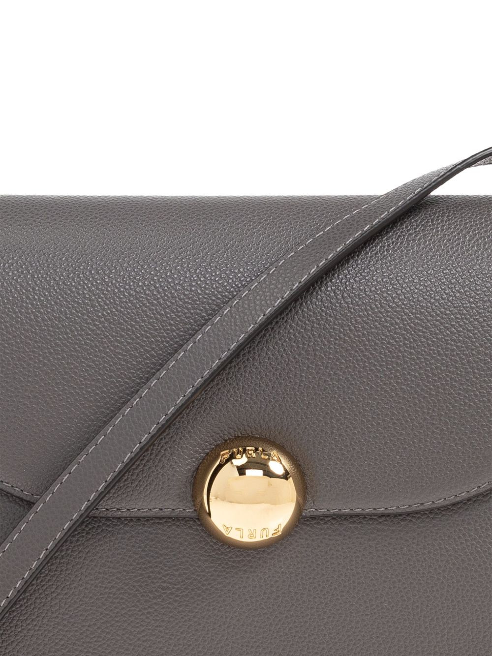 leather-trimmed crossbody bag - 4