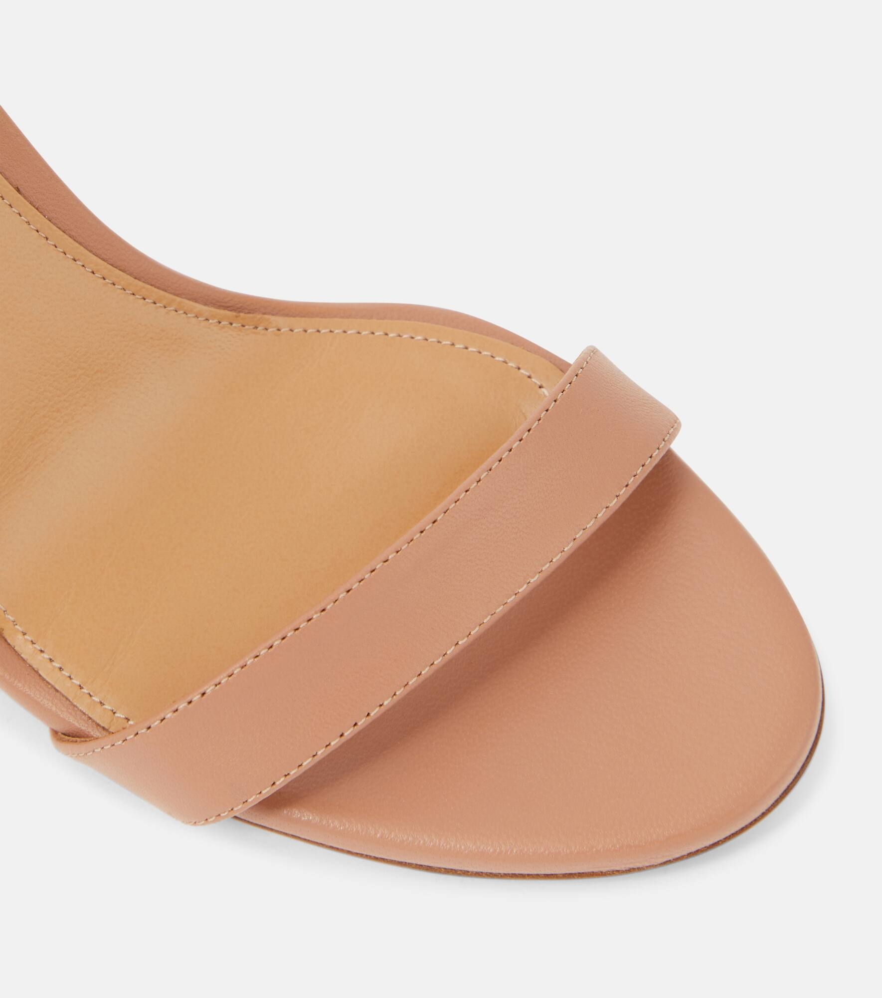 So Nude leather slingback sandals - 6