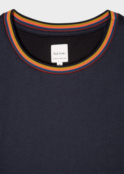 Paul Smith 'Artist Stripe' Collar T-Shirt outlook