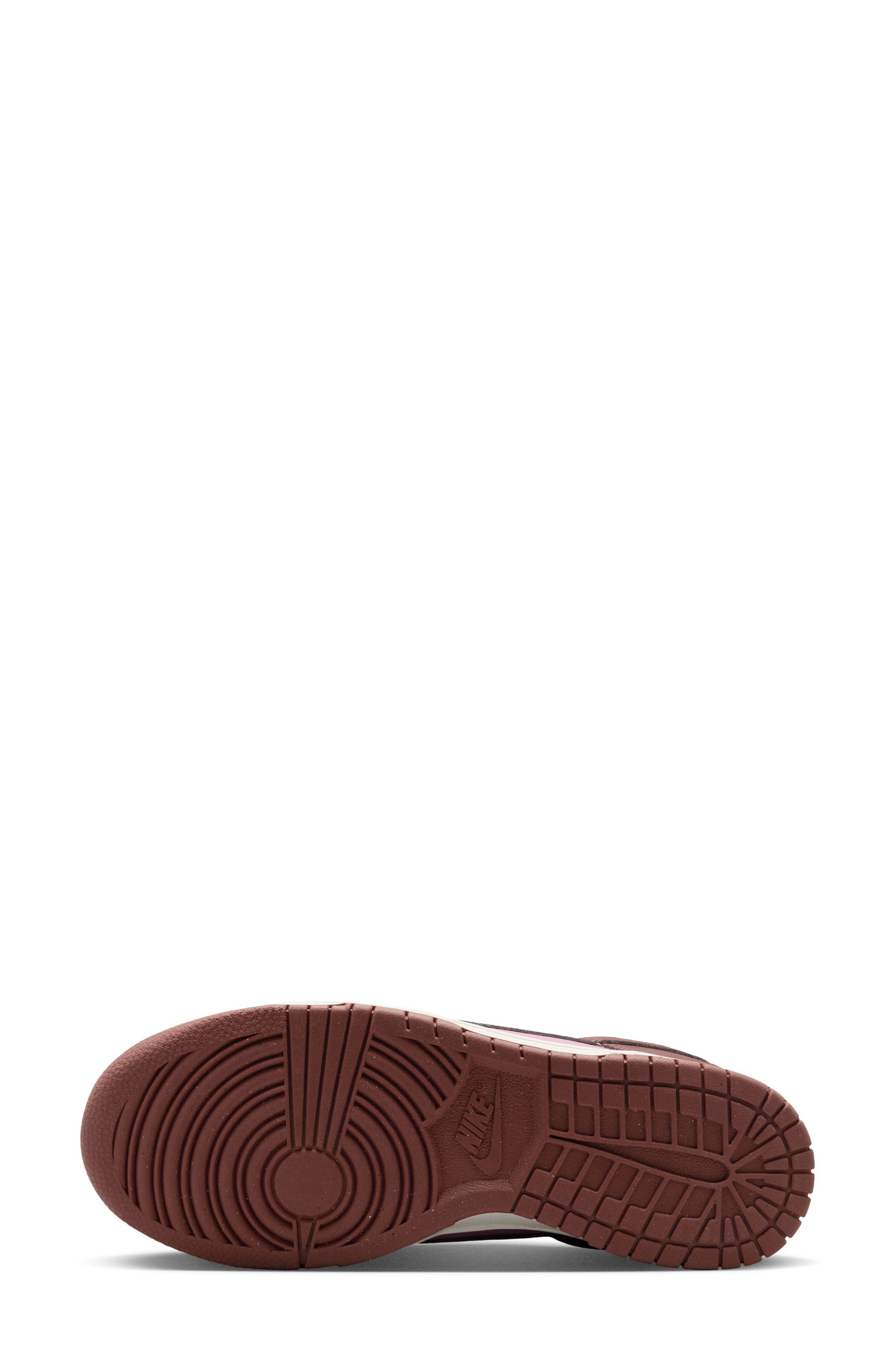 Nike Dunk Low Next Nature Sneaker in White/Pink/Dark Pony at Nordstrom - 4
