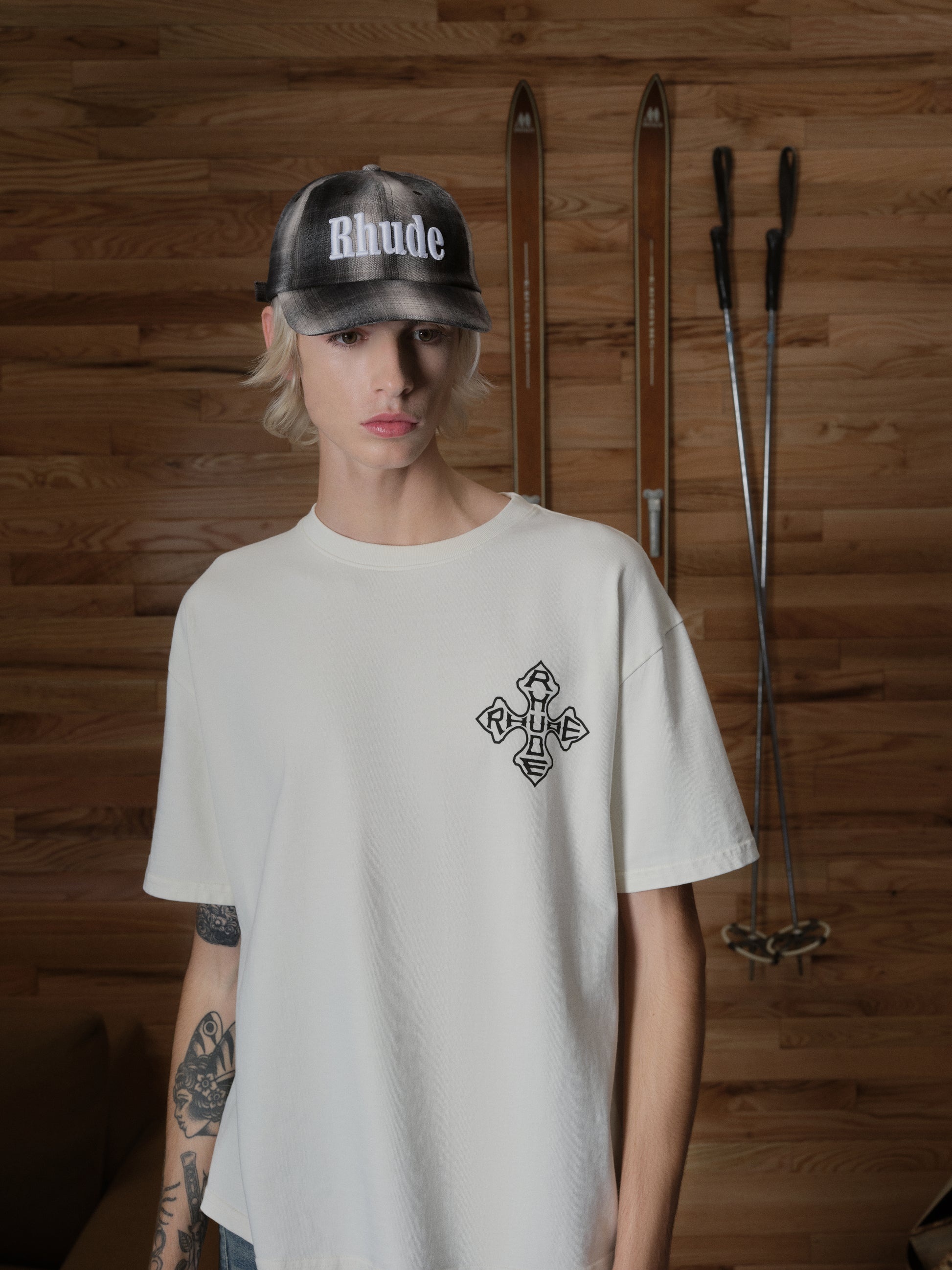 LOGO FLANNEL 6-PANEL HAT - 4
