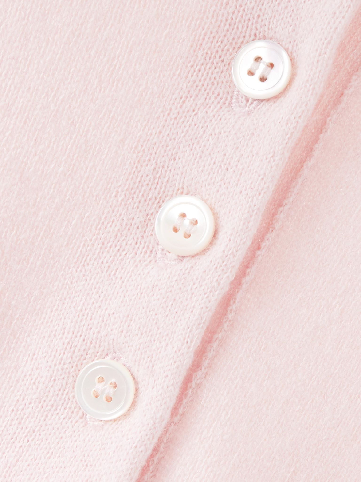 Aoife cashmere and cotton-blend polo sweater Baby pink - 4