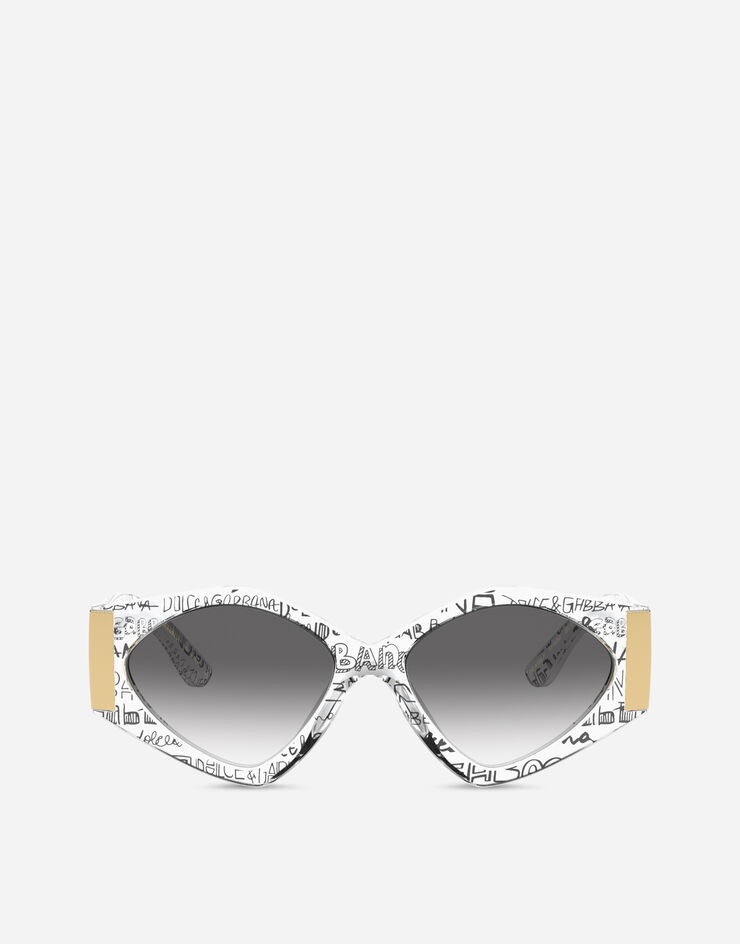 Modern print graffiti sunglasses - 1