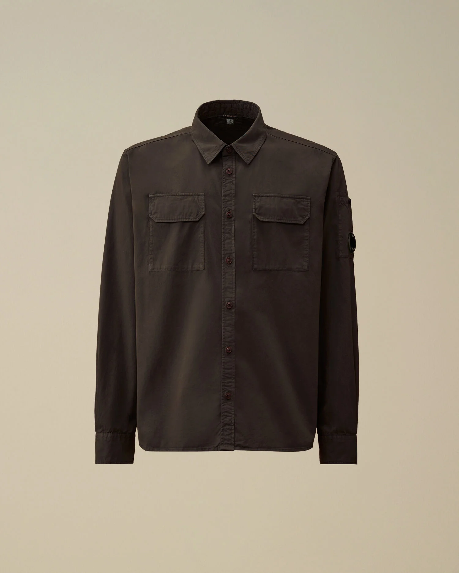 Organic Gabardine Longsleeve Button Shirt - 1