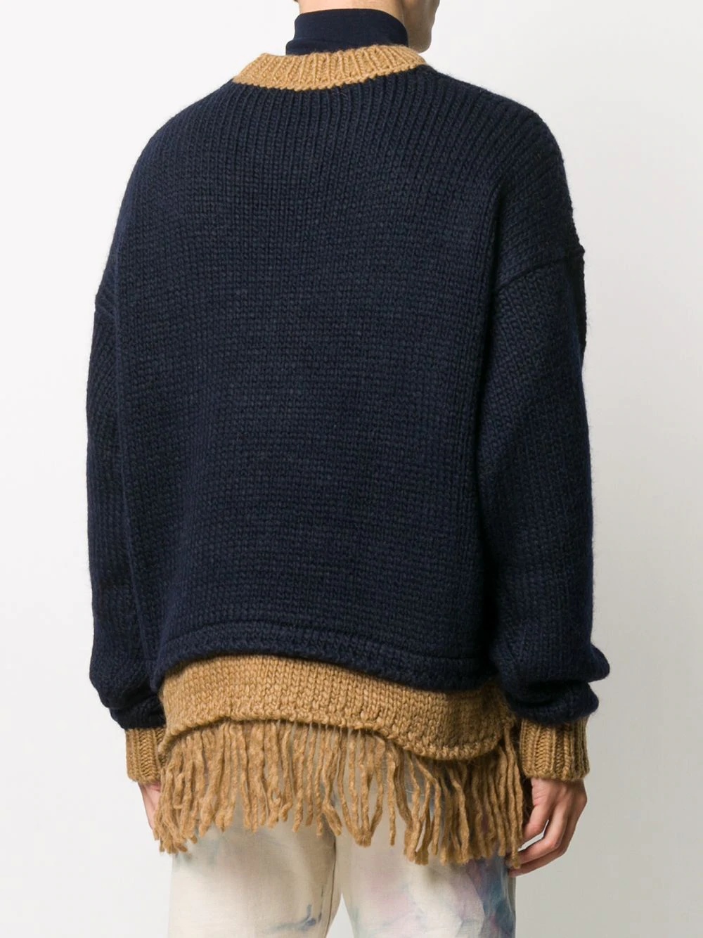 bear fringed jumper - 4