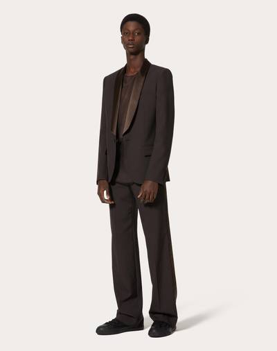 Valentino WOOL DINNER JACKET WITH MAISON VALENTINO TAILORING LABEL AND CHIFFON INNER BIB outlook