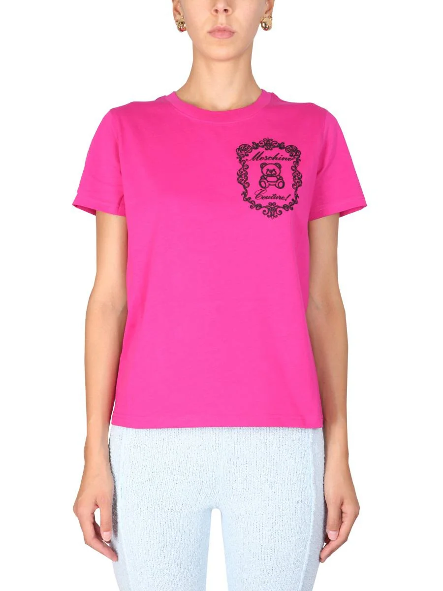 Moschino T-Shirt With Logo - 1