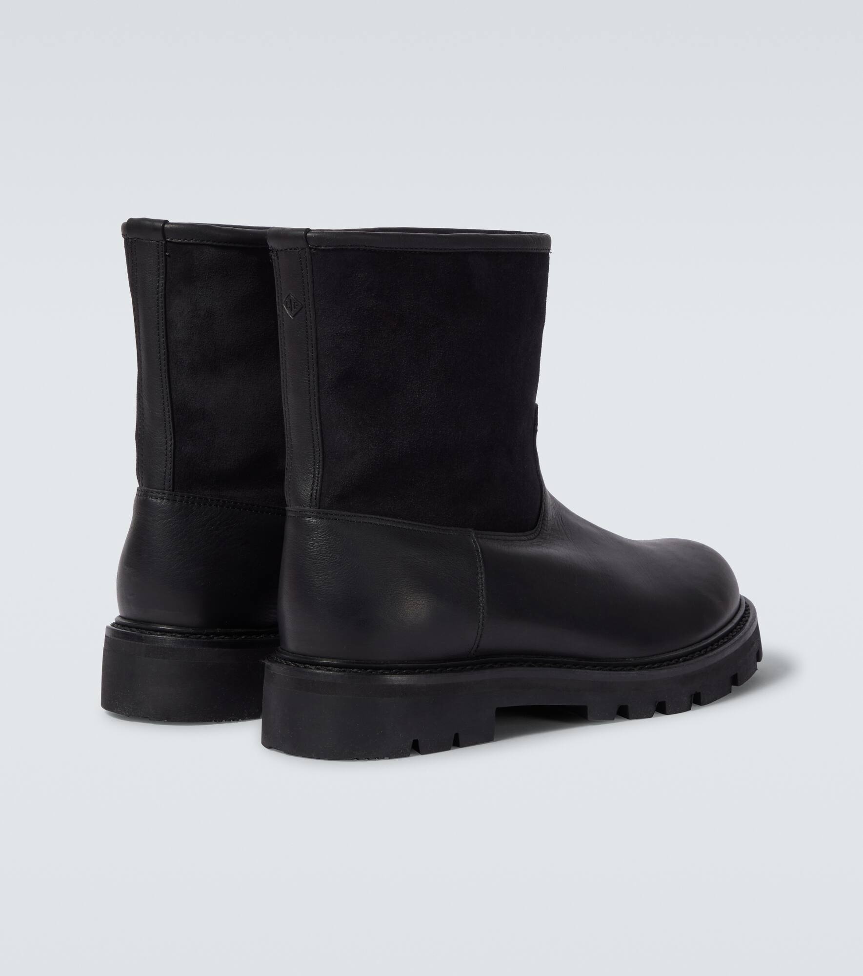 Suilven suede and leather ankle boots - 6