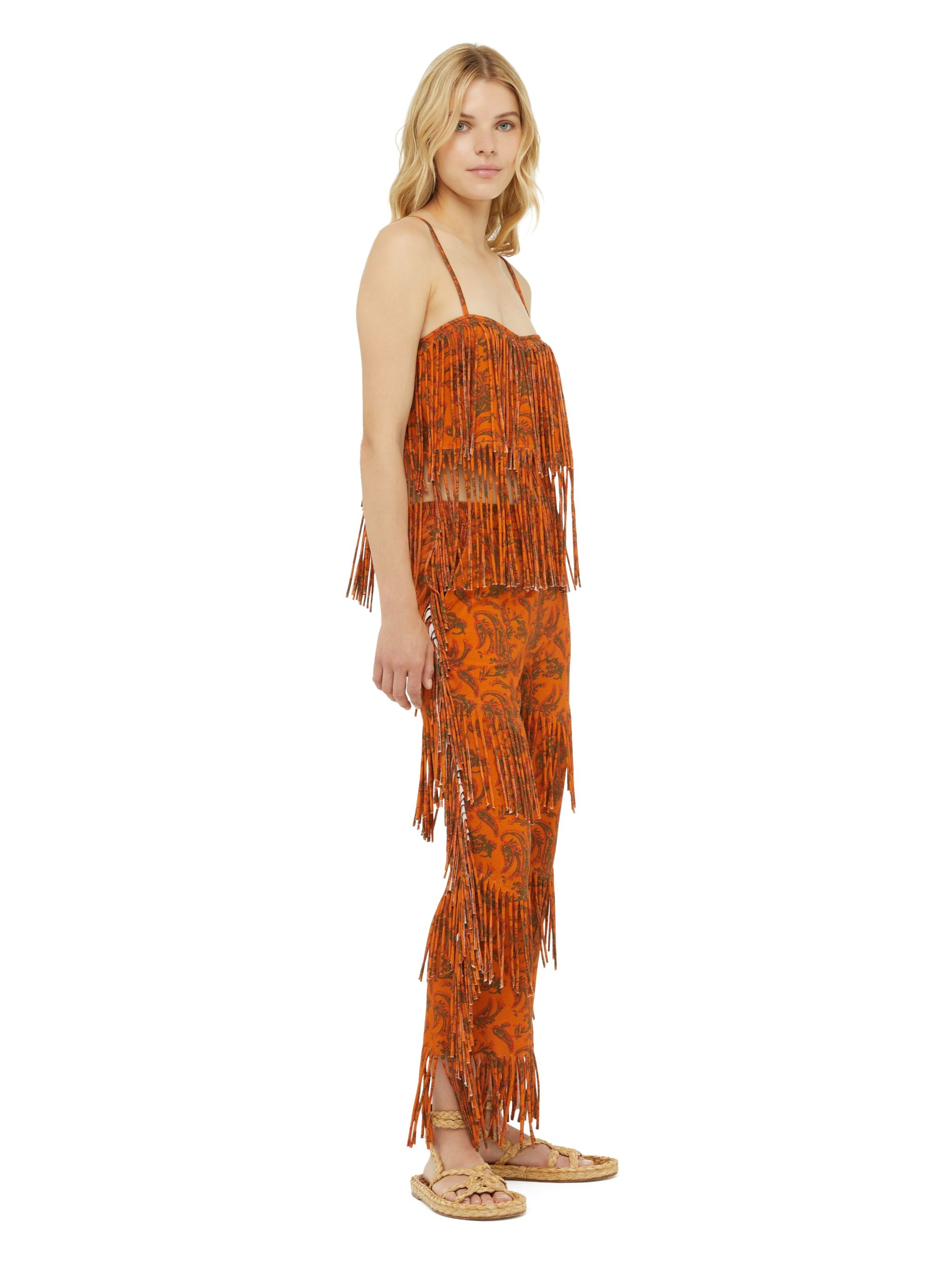 Monsoon Fringed Pants - 5