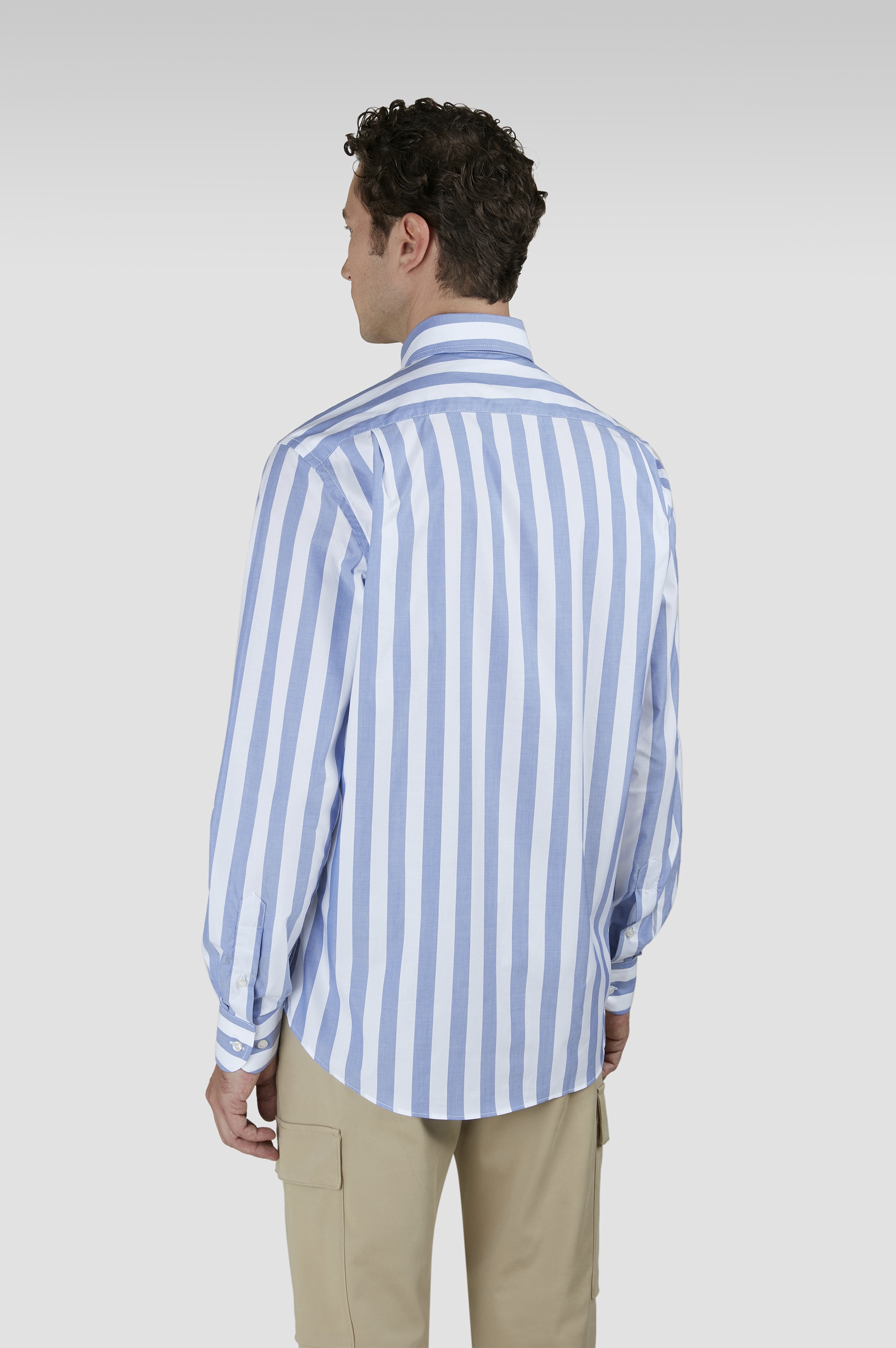 PREMIUM SHIRT WITH OVERSIZED STRIPED PATTERN - 3