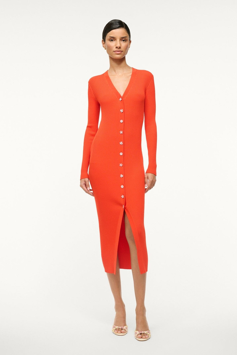 STAUD STAUD SHOKO SWEATER CAYENNE outlook