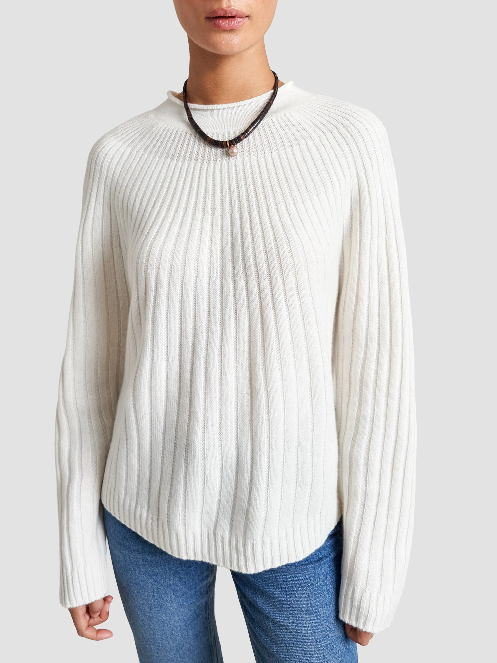 Women's Abel Sweater - Ivory - 1
