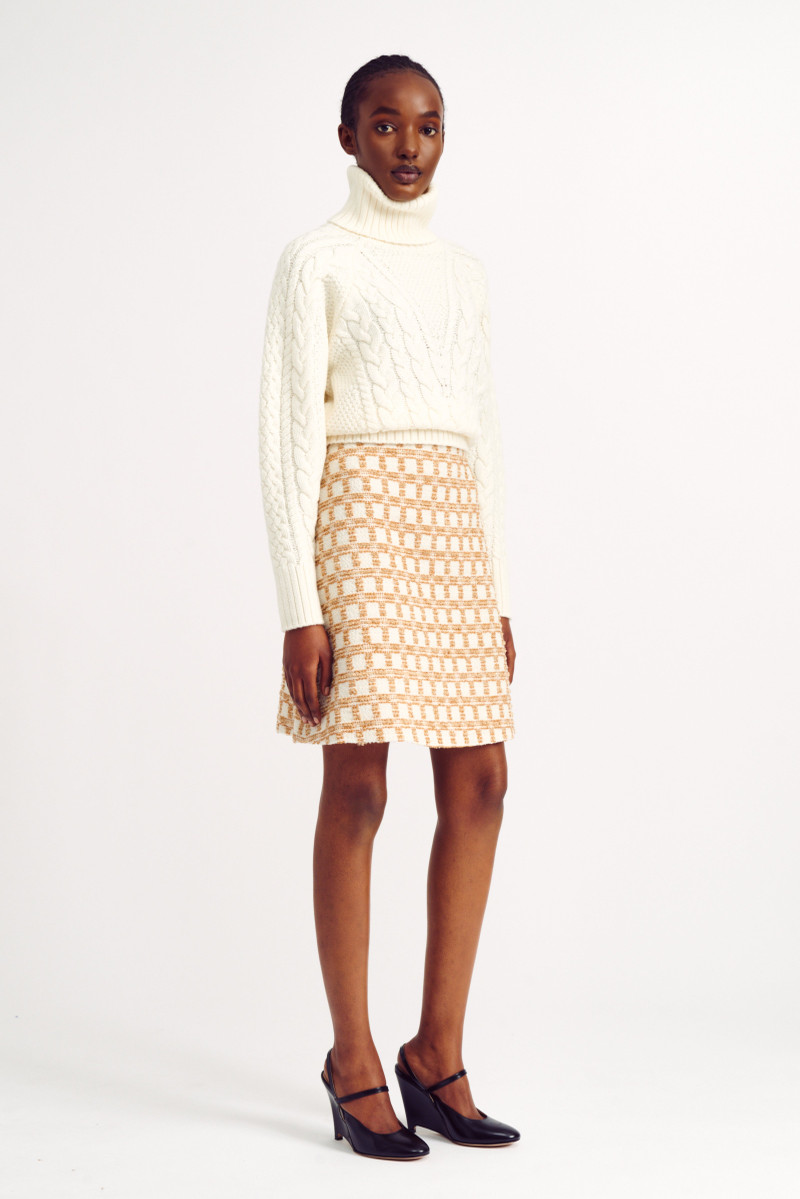 Otis Ivory Cashfeel Cable Knit Sweater 3