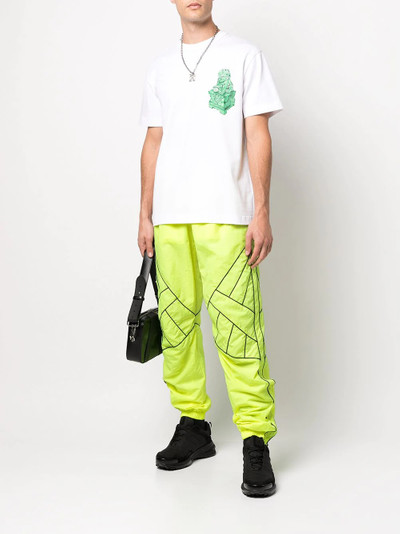 Alexander Wang pipe-trim drawcord track pants outlook