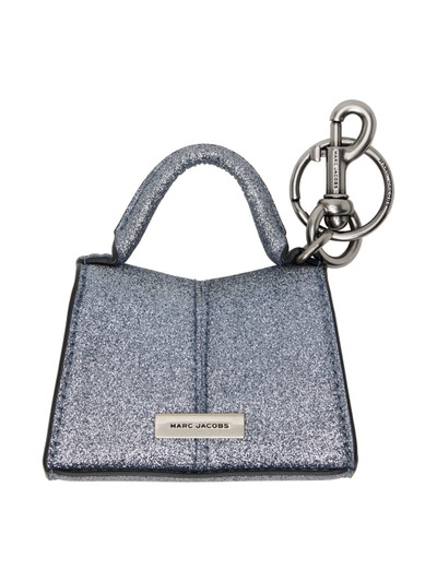 Marc Jacobs Blue 'The Galactic Glitter Nano St. Marc' Keychain outlook