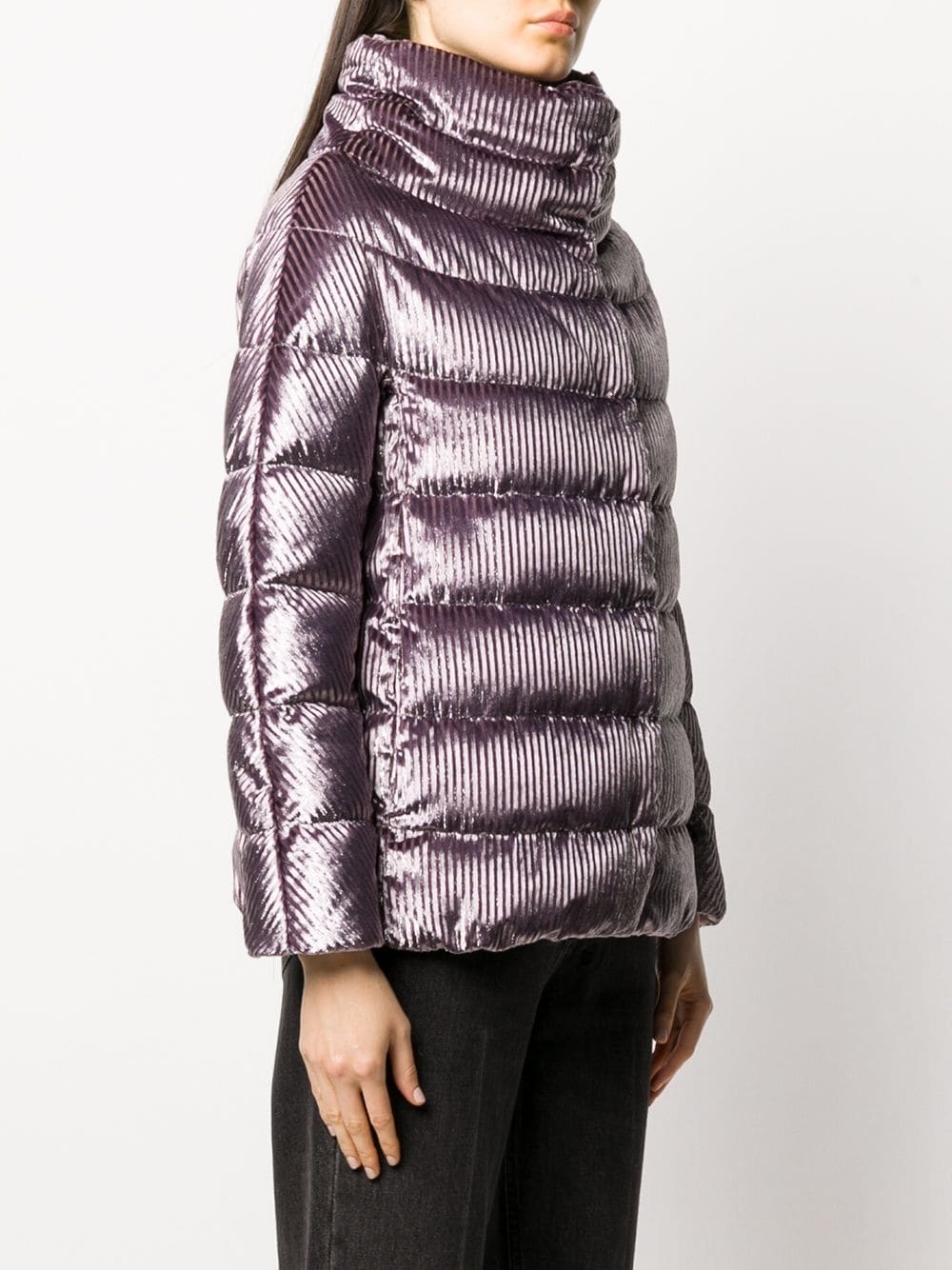 high-neck puffer jacket - 3