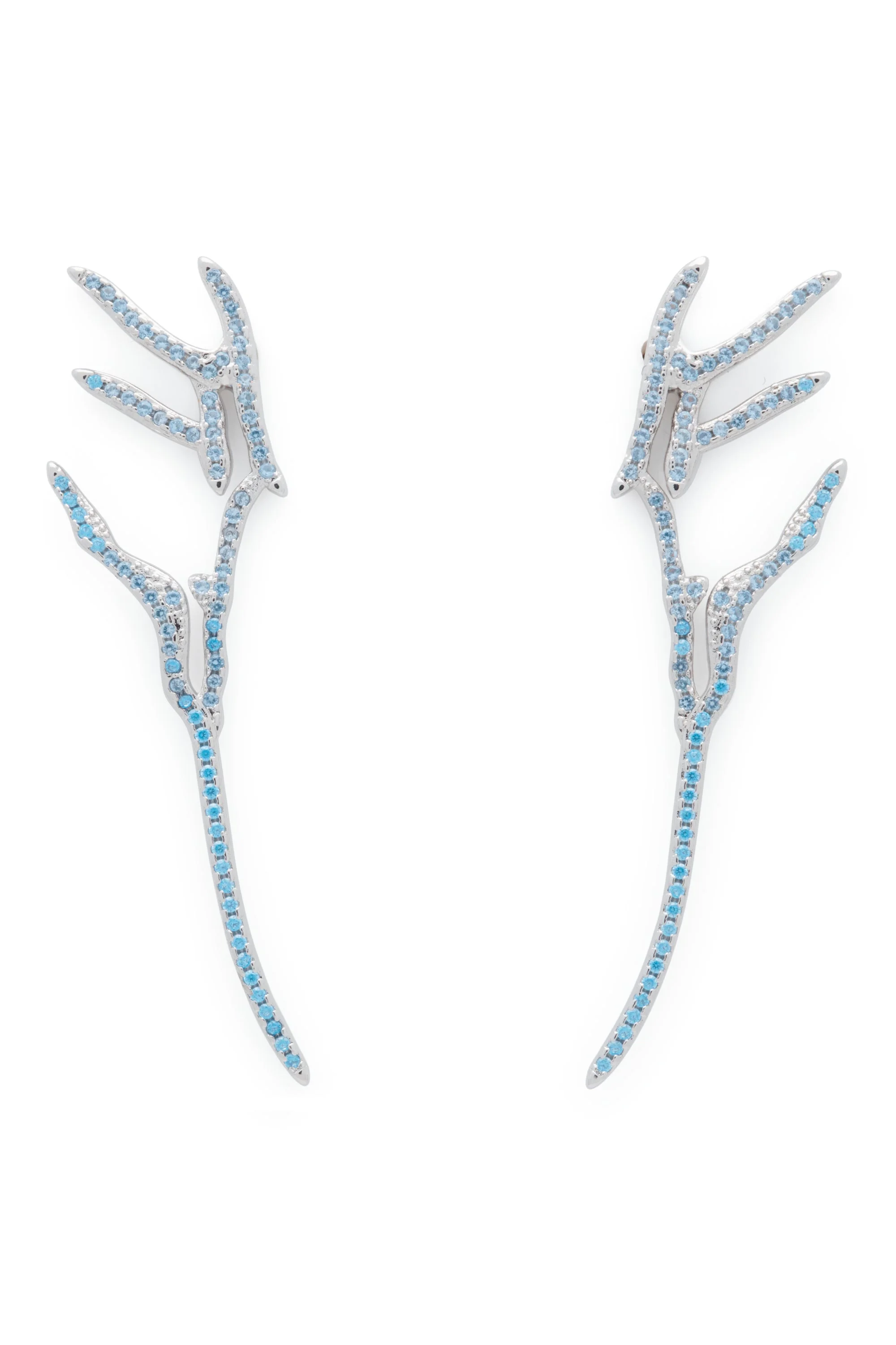 SKY PAVE WING EARRINGS - 1