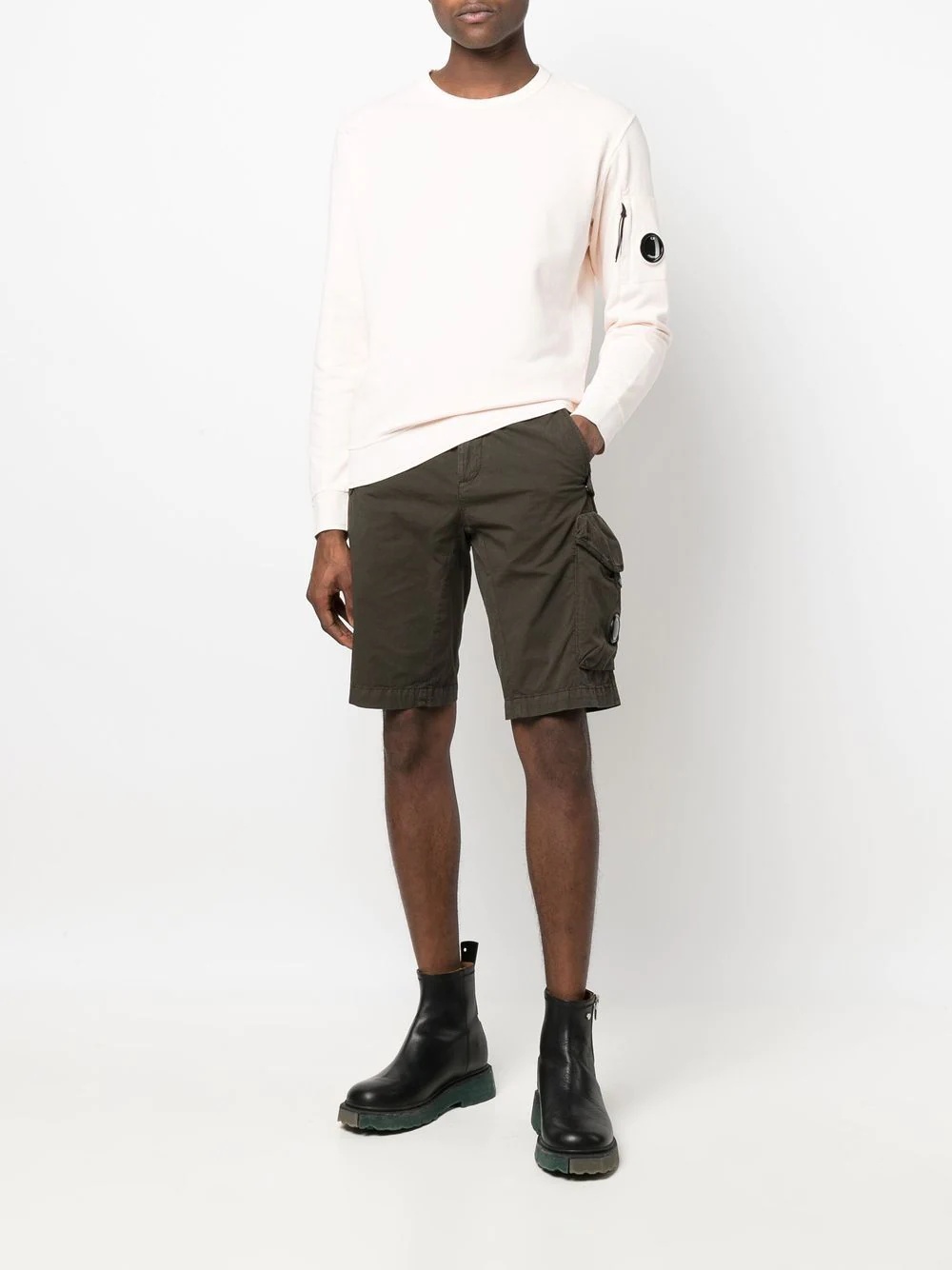 knee length cargo shorts - 2