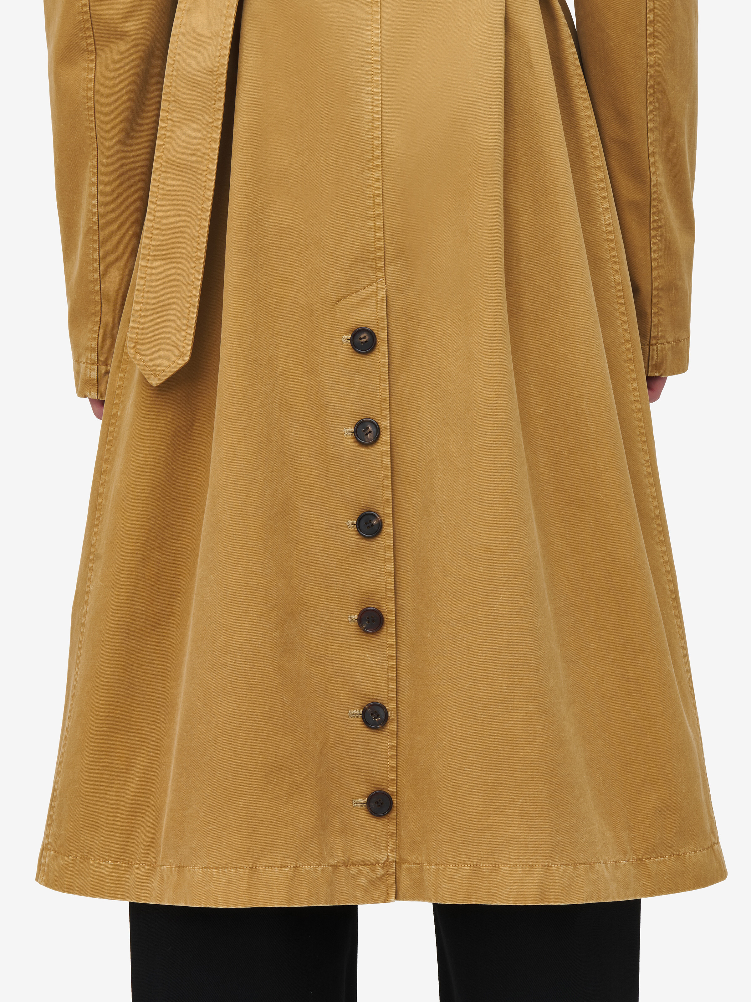 Stacked Shoulder Raincoat - 6